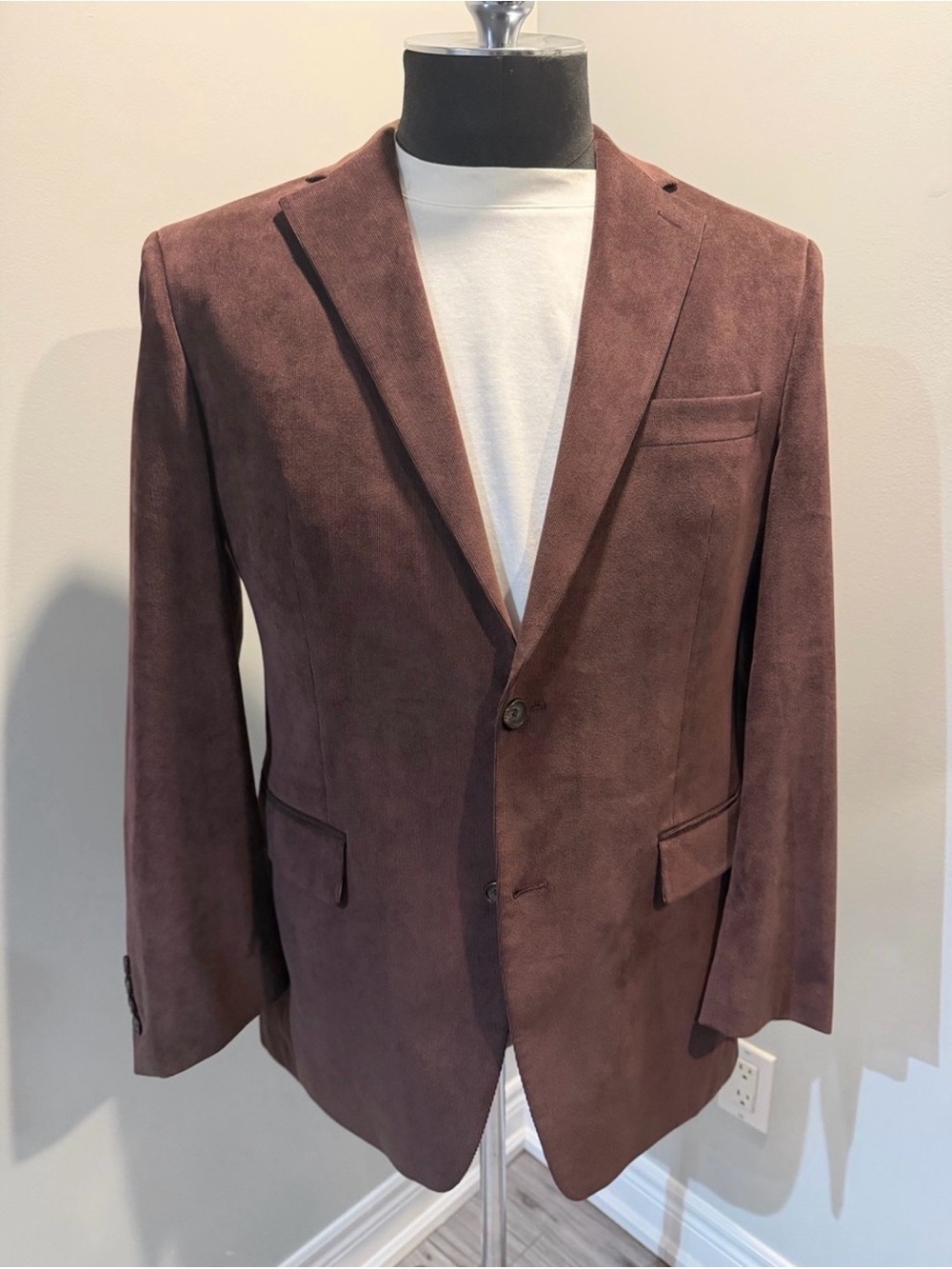 Men's Brown Corduroy Ralph Lauren Blazer - Classic Tailored